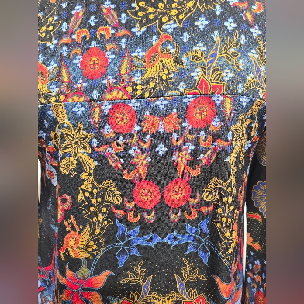 Bcbgeneration Colorful Batik Pattern Peacock & Fl… - image 5